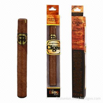 Disposable Soft Suction Nozzle Electronic Cigars, Dark Brown Appearance, Can Keep 1,800-puff